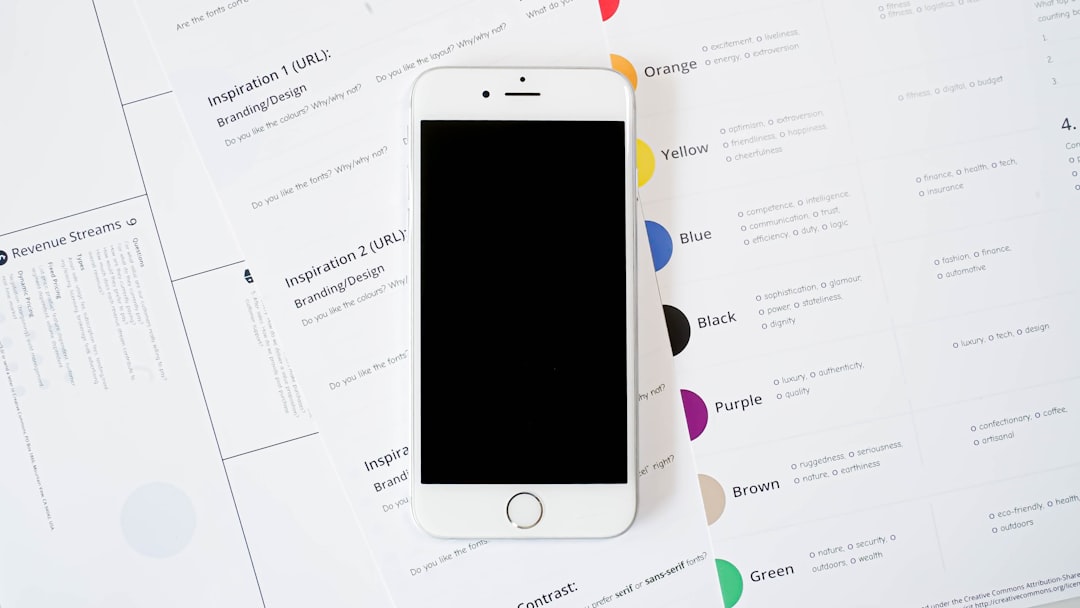 a white iphone sitting on top of a table